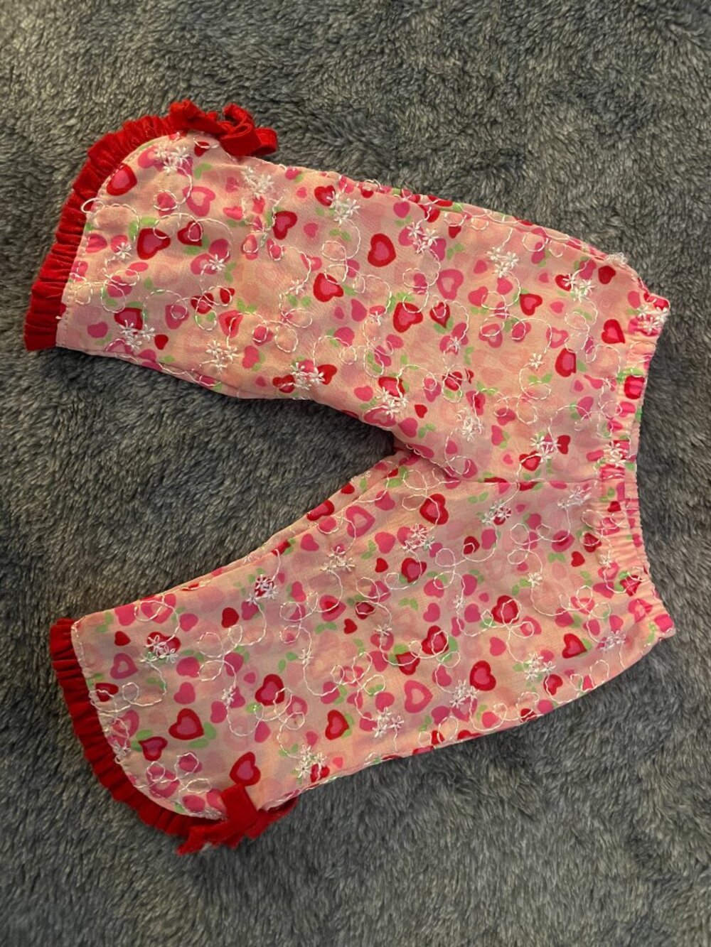 American Girl Bitty Baby Heart to Heart Valentine's Day Outfit - Picture 2 of 5